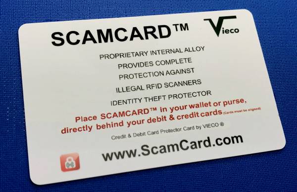 SCAMCARD™ is The FIREWALL for your WALLET™